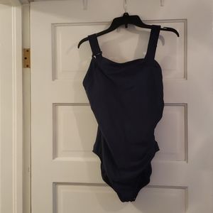 Aqua Green Asymmetrical Swimming Suit